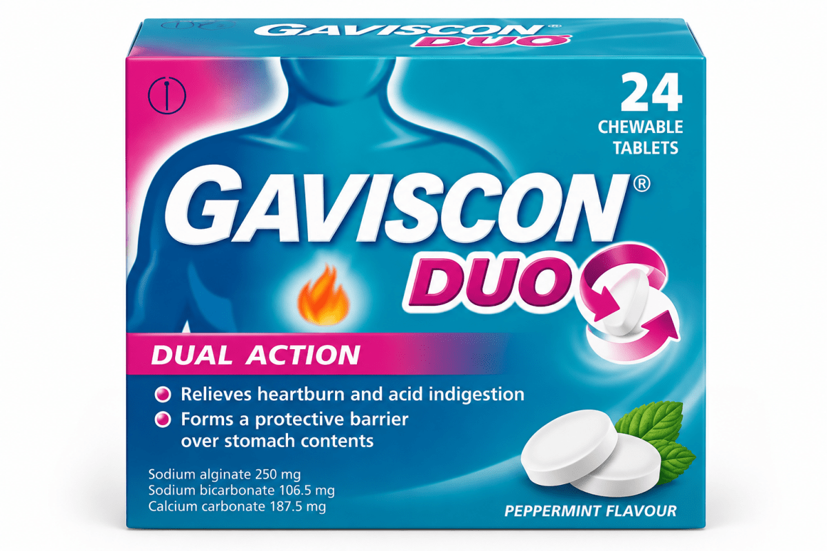 Gaviscon Duo Chewable Tablets - Médetone